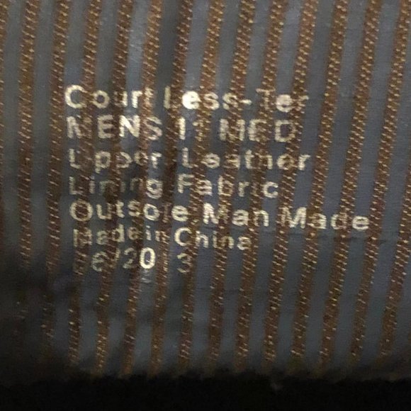 Size 11M Men's Kenneth Cole Reaction All Weather Sole Brown Leather Shoes - Picture 7 of 10